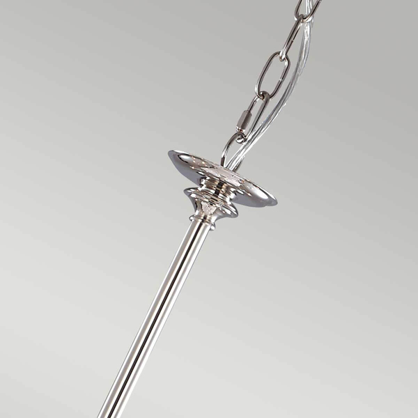 Wisząca lampa świecznikowa Finsbury Park FP9-POL-NICKEL Elstead nikiel