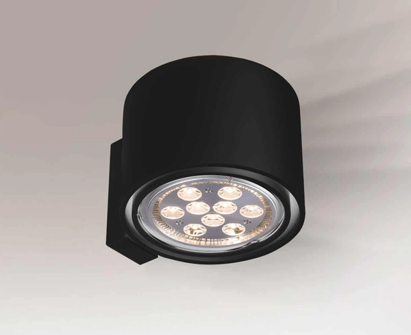 LAMPA ścienna MIKI 4433 Shilo metalowa OPRAWA regulowana KINKIET tuba czarna