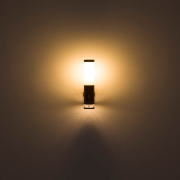 Elewacyjna LAMPA zewnętrzna JAICY 34070S Globo kinkiet do ogrodu tuba IP44 brązowa