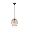 Wisząca lampa jadalniana HIVE R31681936 boho czarny naturalny