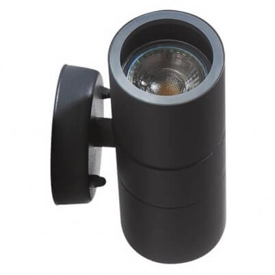 Ścienny kinkiet balkonowy ULF AZ4473 Azzardo IP44 dół-góra czarna