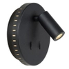 Ścienna lampa nad łóżko BENTJER 79201/09/30 Lucide LED 6W+3W 3000K czarny