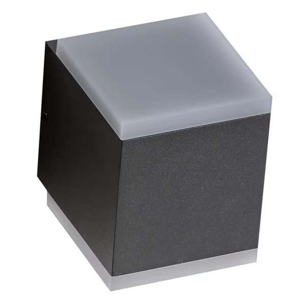 Kinkiet naścienny do sypialni Arbax AZ4341 Azzardo kostka czarny