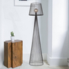 Druciana lampa podłogowa Soul K-4643 do salonu czarna