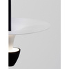 Lampa zwisowa do salonu UCURENA LE44639 LED 11W 3000K okrągła biała czarna