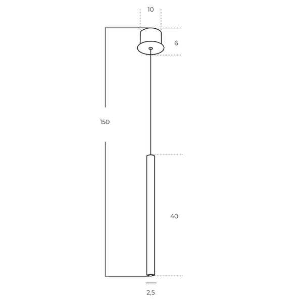 Minimalistyczna lampa wisząca ILIOS AZ5742 Azzardo LED 4W 3000K złoty