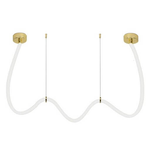 Lampa wisząca Lasso MSE1501100442 LED 45W 3000-4000K 4m wąż złota biała