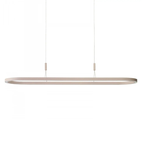 Wisząca lampa ściemnialna do salonu LAYLA LED 60W 3000K AZ6759 beżowa aluminium