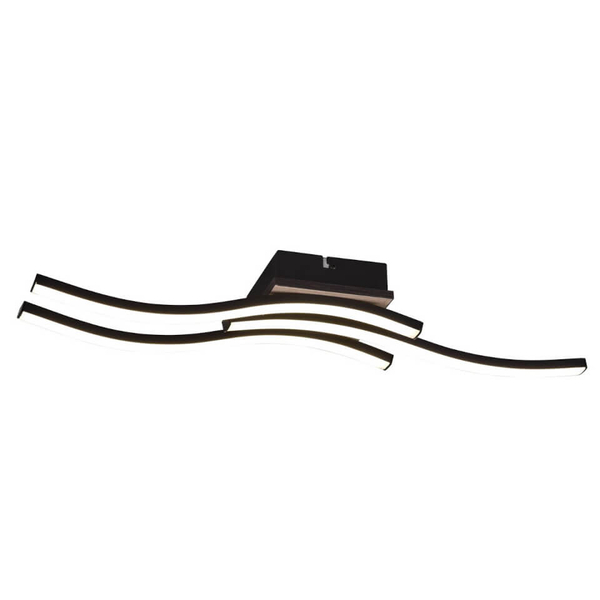Lampa sufitowa NORVE DL135-62473 LED 5W 3000K drewniany czarny
