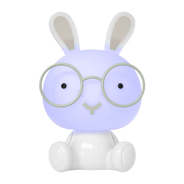 Lampka nocna dziecięca KRÓLIK 325631 z funkcją RGB animals biała