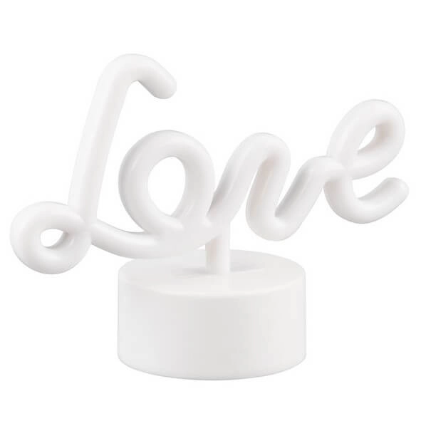 Stołowa lampa love Amor R55931101 LED 1W USB różowy biały