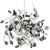 Wisząca lampa hampton Monetti ST-1675 CHROME Step ażurowa płatki chrom