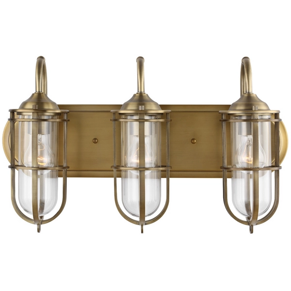 Potrójny kinkiet QN-URBANREST3 IP44 do łazienki mosiądz