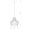 Lampa wisząca nad wyspę Dolia A8079-BK Zumaline do jadalni czarna