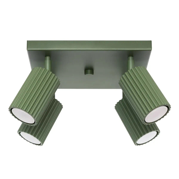 Lampa sufitowa z regulacją KARBON SL.1621 tubki ryfel oliwkowe