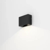 Ścienna lampa na elewację czarna LEDPOINT LED 3W 3000K do ogrodu IP65 26546-M930-WB-00-12