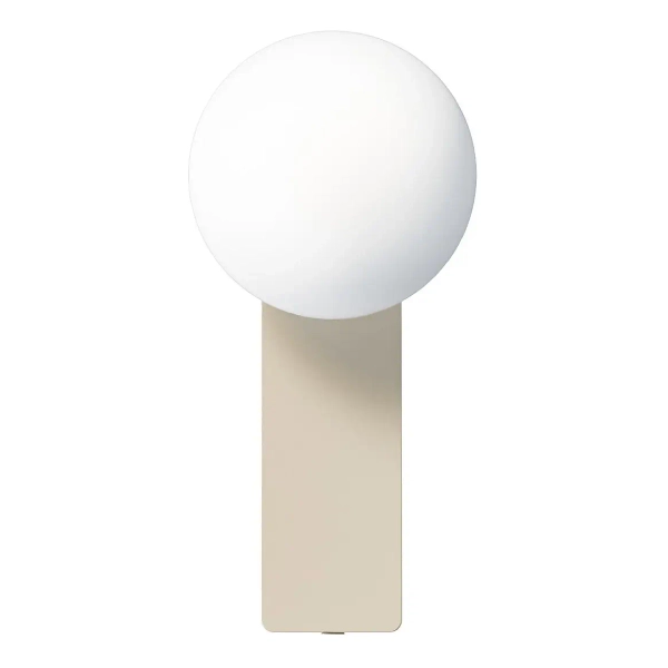 Naścienna lampa łazienkowa Boletta Parette Toupe OR85549 kula IP44 szara