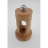 Wisząca lampa stożek Nordic Woody ST-5097B Step LED 120W drewno biała
