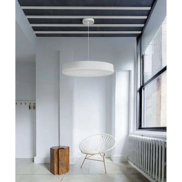 Lampa zwisająca nad łóżko Kengo 5240 do sypialni okrągła tuba złota