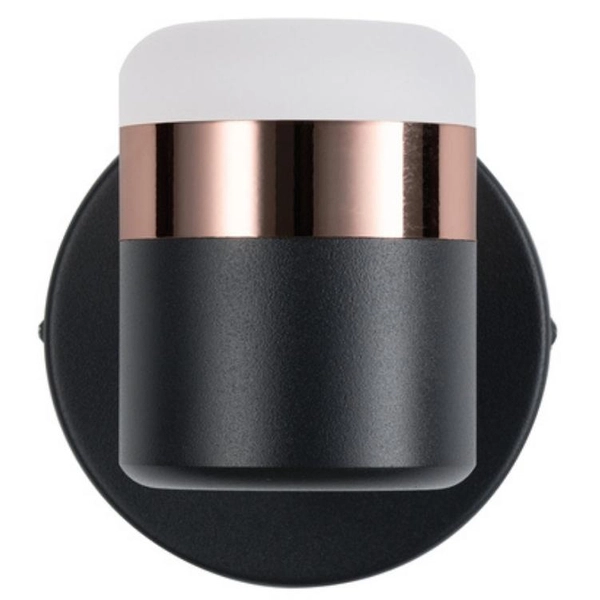 Lampa naścienna Pocco D9926W black Step LED 5W czarna miedziana