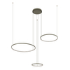 Lampa wisząca Circolo 11398 Nowodvorski LED 45W 3000K pierścieniowa oliwkowa