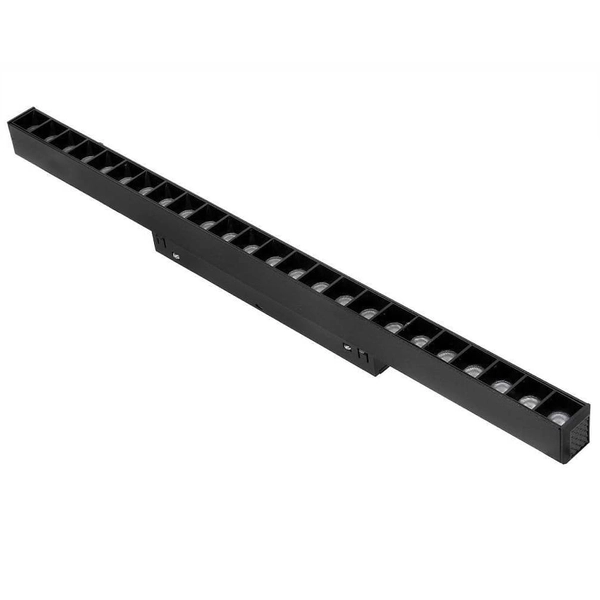 Lampa szynowa magnetyczna 3-fazowa 812 Domeno LED 24W 4000K z diodami czarna