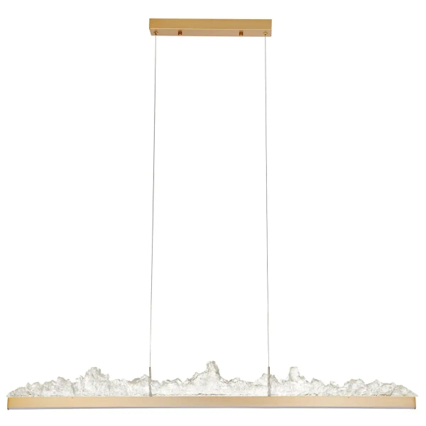 Wisząca lampa nad wyspę MONTANA ST-6490P/L LED 19W 3000K do jadalni złota