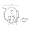 Dekoracyjna stołowa lampa YOGA ED81F134U LED 4W 3000K czarna