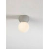 Betonowa okrągła lampa sufitowa TROSILA LE45294 szary