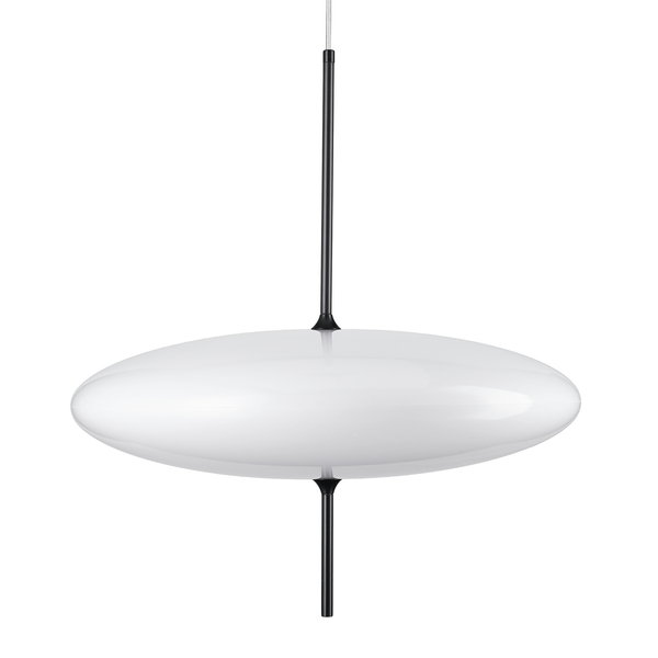 Lampa zwisowa Piatto ST-9222P Step eliptyczna biała czarna