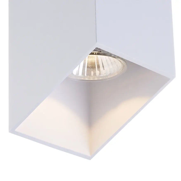 Lampa nasufitowa spot Quby ACGU10-130 Zumaline do salonu downlight biały