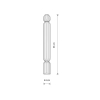 Klosz do lampy druciany CAMELEON SINGLES 12210 jedwabisty grafit