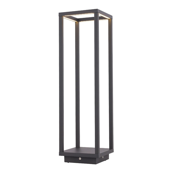 Lampa stojąca Symmetry 8180 klatka LED 7W 3000K do ogrodu grafitowa