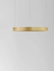 Lampa wisząca ZACAPU LE42789 obręcz nad stolik LED 30W 3000K złota