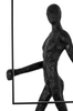 Lampa podłogowa Human do salonu LED 90W 3000K square czarna
