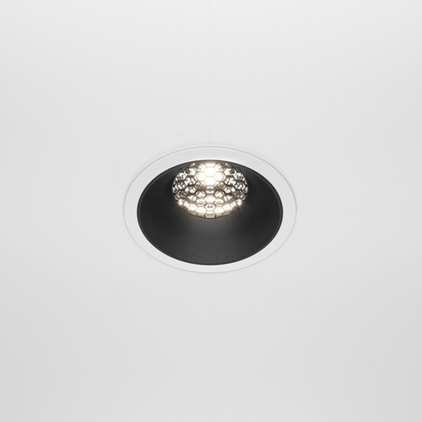 Oczko wpuszczane Alfa DL043-01-15W4K-D-RD-WB LED 15W 4000K biały czarny