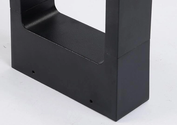 Ogrodowa lampa stojąca BRIDGE-GLB600WW prostokątna LED 7W 3000K IP65 czarna