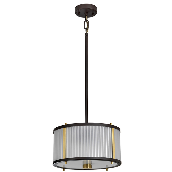 Żyrandol LAMPA wisząca Corona DL-CORONA-2P-BAB Elstead okrągła OPRAWA klasyczny zwis mosiądz brąz