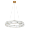 Kryształowa lampa wisząca Allisia MSE010100352 Moosee LED 43W 3000K złota