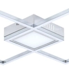 Nowoczesna LAMPA sufitowa SIRIUS 5287 Rabalux metalowe ramki LED 40W 4000K do sypialni chrom