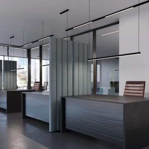 Minimalistyczna lampa wisząca Hiate 1851 LED 24W 4000K do kuchni biała