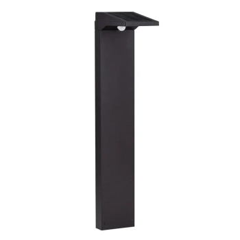 Ogrodowy słupek solarny z czujnikiem DIVANTA LE75123 LED 1W 3000K czarny