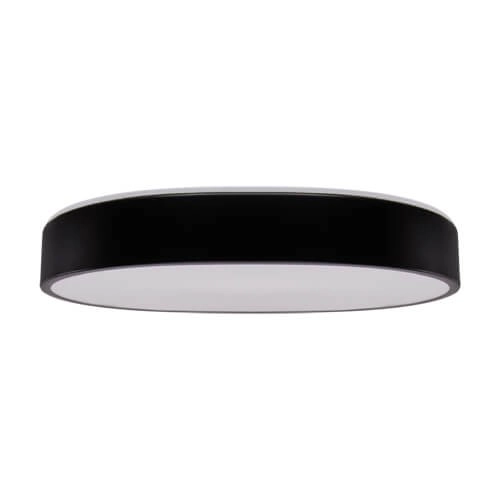 LAMPA plafon TOTEM LED C 03927 Ideus metalowa OPRAWA sufitowa LED 24W 4000K plafoniera okrągła czarna