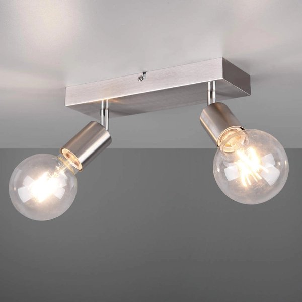 Sufitowa LAMPA loft VANNES R80182007 RL Light regulowana OPRAWA metalowy kinkiet reflektorki nikiel mat