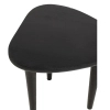 Stolik kawowy Laminar MM001501100341 czarny drewniany do salonu 48cm