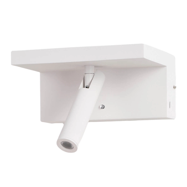 Ścienna lampa regulowana HYLLA AZ5911 Azzardo 5W 3000K metal biała