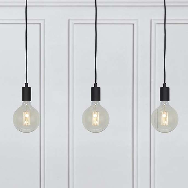 LAMPA wisząca SKY 106336 Markslojd metalowa OPRAWA zwis LISTWA sufitowa przewody kable czarne