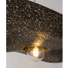 Wisząca lampa metalowa KAPELLO zwis do jadalni złoty nad stół