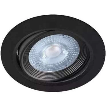 Wpust LAMPA sufitowa MONI LED C 03709  Ideus podtynkowa OPRAWA wpuszczana LED 5W 3000K do zabudowy czarna