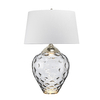 Stołowa lampa QN-SAMARA-TL-LRG-SMK przydymione szkło nikiel